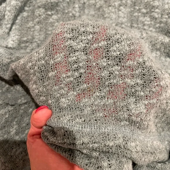 Free People Ocean Air Hacci Top Color Misty Forest - Picture 9 of 9